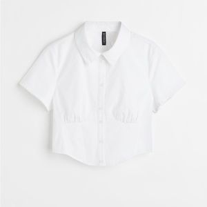 H&M short sleeve cotton shirt